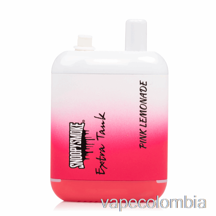 Vape Kit Completo Snoopy Smoke Extra Tank 2 15000 Limonada Rosa Desechable
